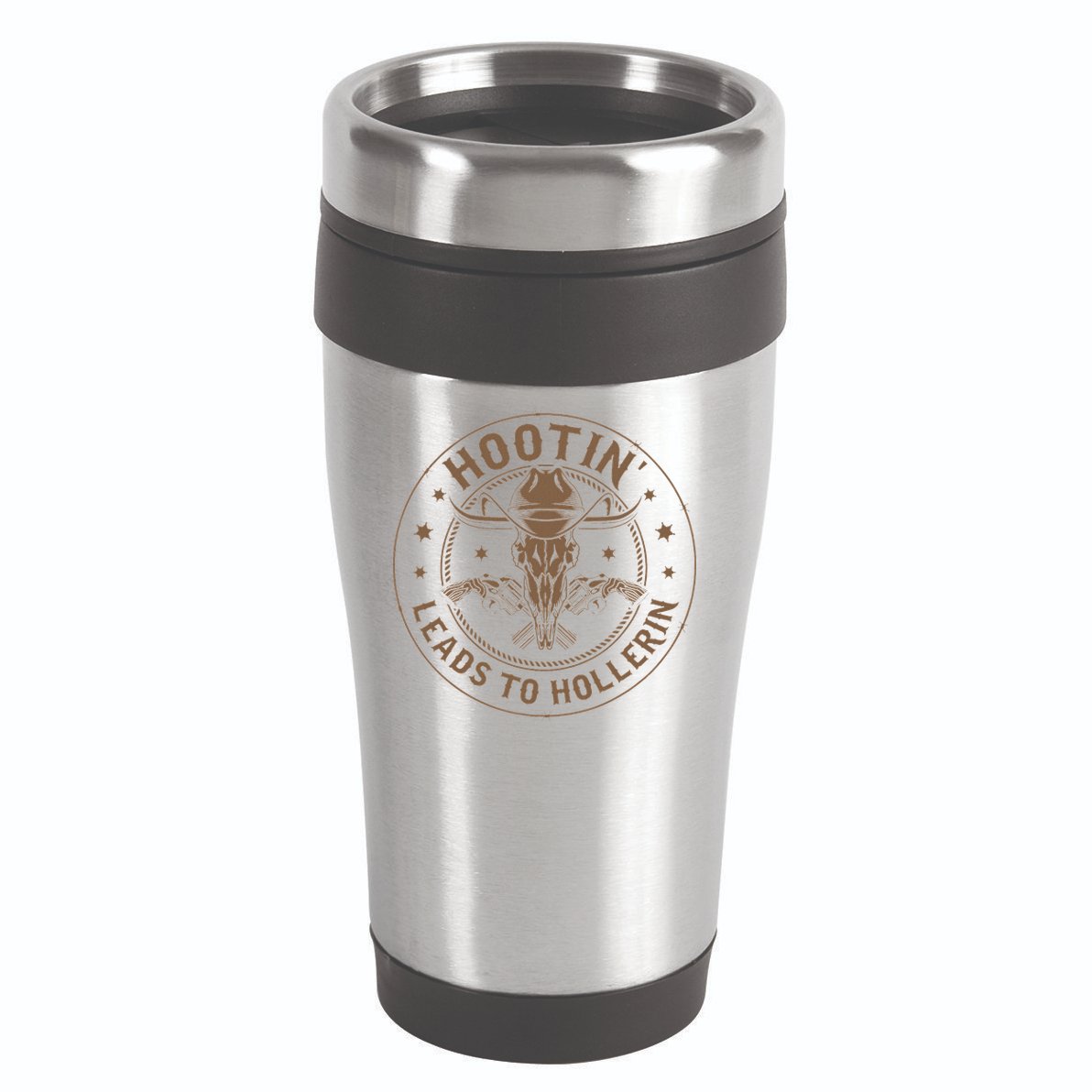 Hootin Leads To Hollerin 16oz Travel Tumbler