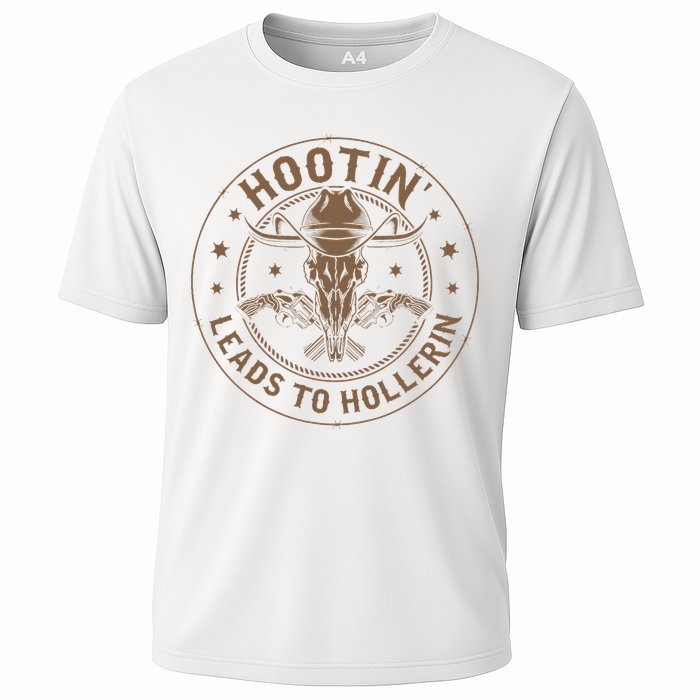 Hootin Leads To Hollerin Cooling Performance Crew T-Shirt