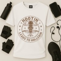 Hootin Leads To Hollerin Cooling Performance Crew T-Shirt