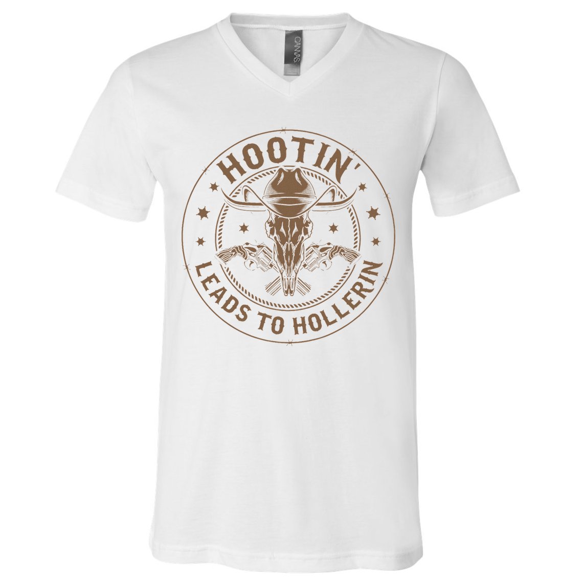 Hootin Leads To Hollerin V-Neck T-Shirt