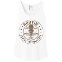 Hootin Leads To Hollerin Ladies Essential Tank