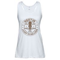 Hootin Leads To Hollerin Ladies Essential Flowy Tank