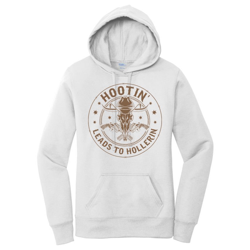 Hootin Leads To Hollerin Women's Pullover Hoodie
