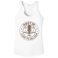 Hootin Leads To Hollerin Ladies PosiCharge Competitor Racerback Tank