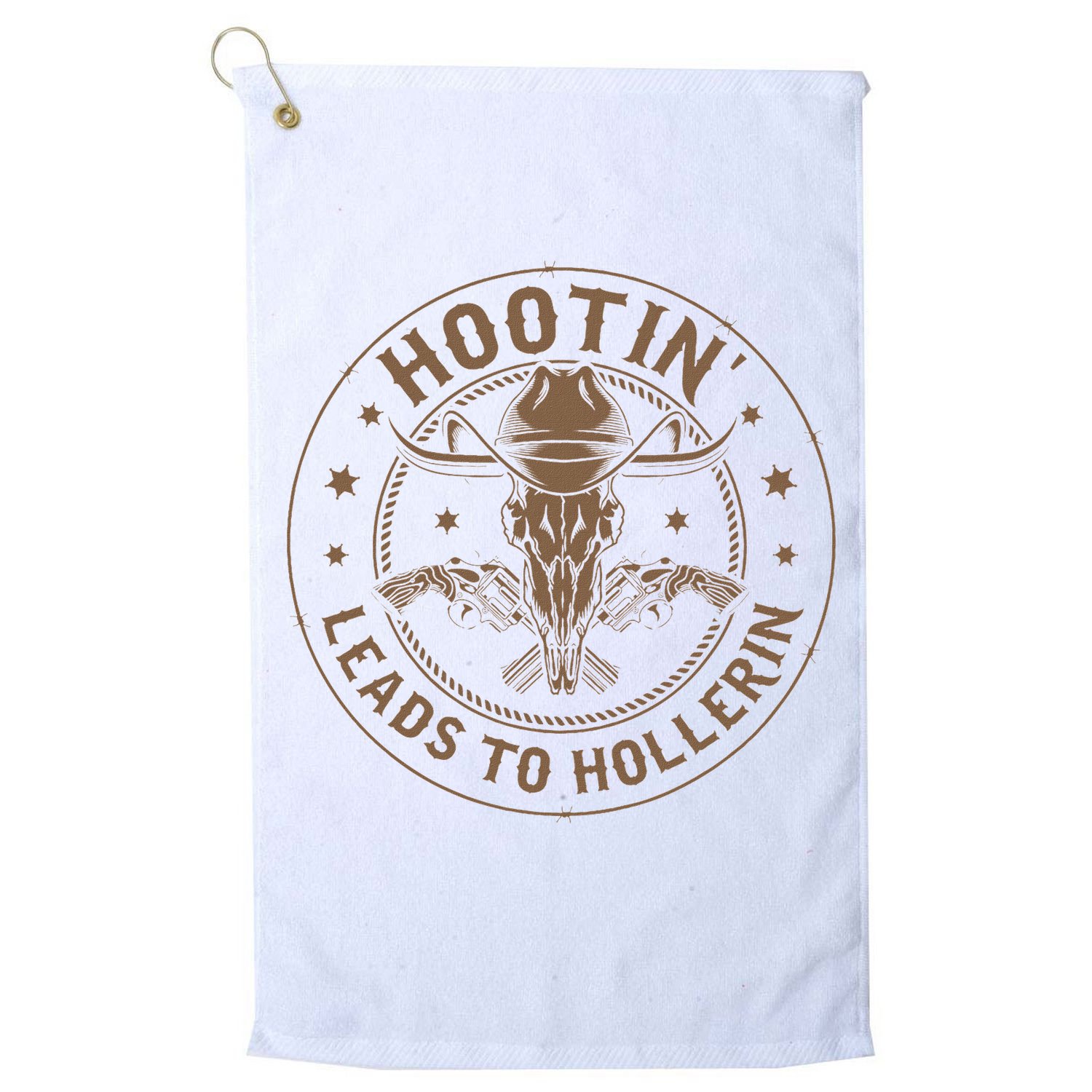 Hootin Leads To Hollerin Golf Towel