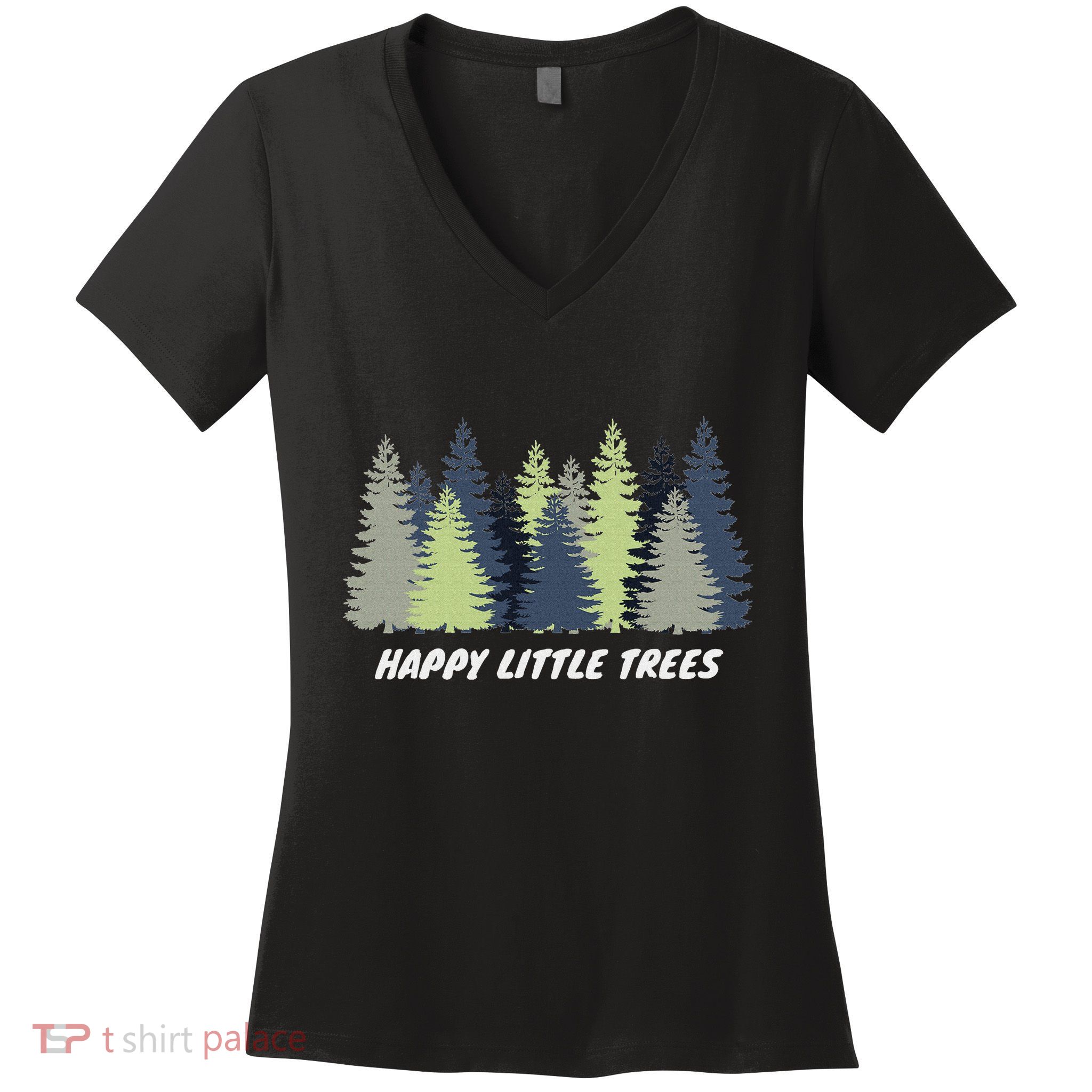 Happy Little Tree Earth Day Boy Gift Women's V-Neck T-Shirt