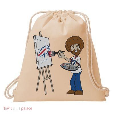 Happy Little Touchdowns Drawstring Bag