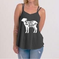 He Left The 99 To Rescue Me Matthew 1812 Lamb Christian Women's Strappy Tank