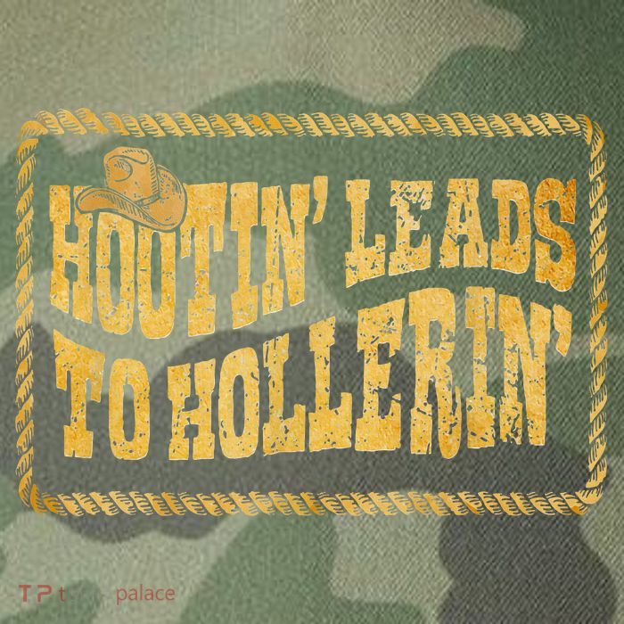 Hootin Leads To Hollerin Cowboy Groovy Legacy Tie Dye Trucker Hat
