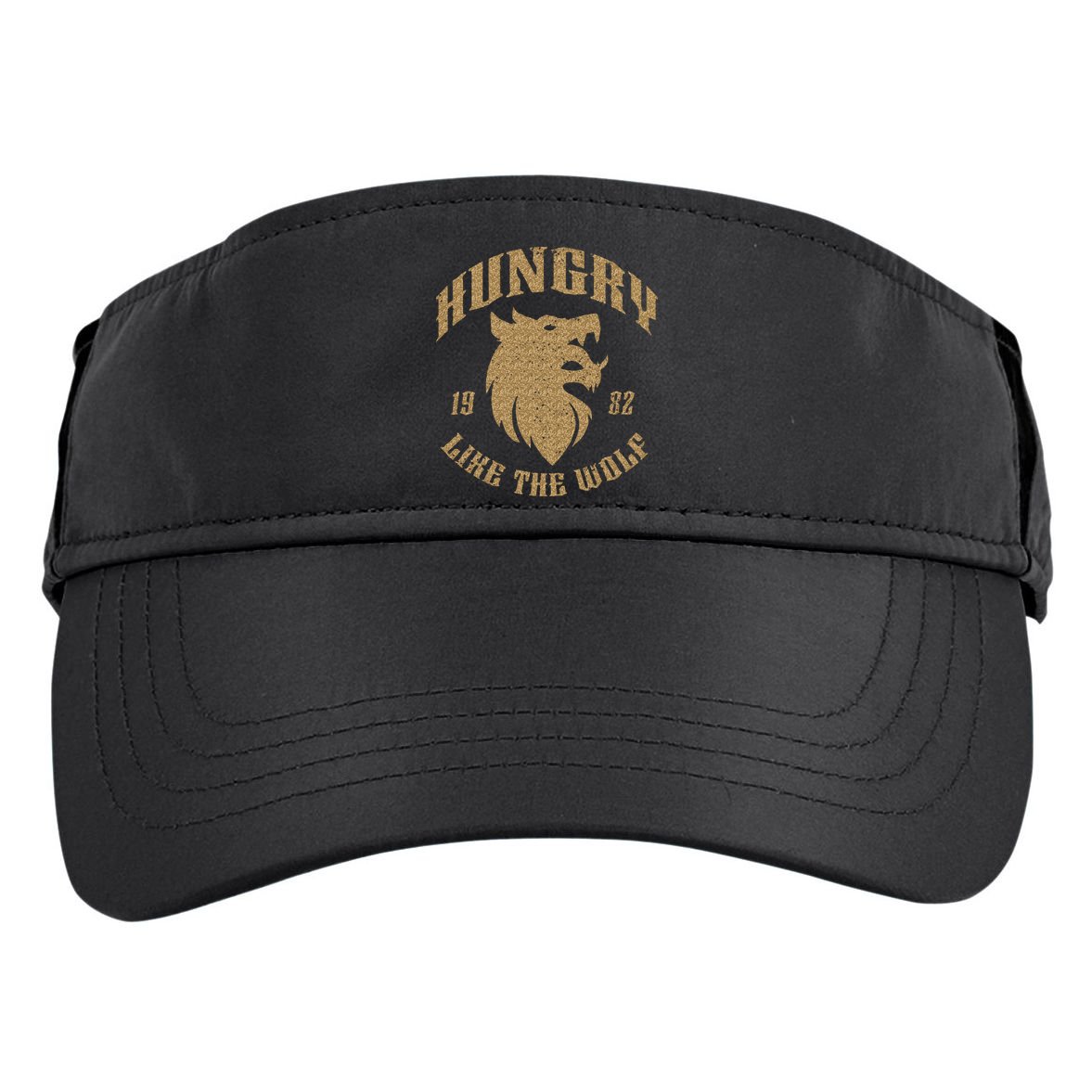 Hungry Like The Wolf Rio 80s Adult Drive Performance Visor