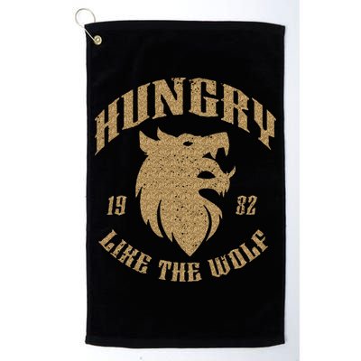 Hungry Like The Wolf Rio 80s Golf Towel