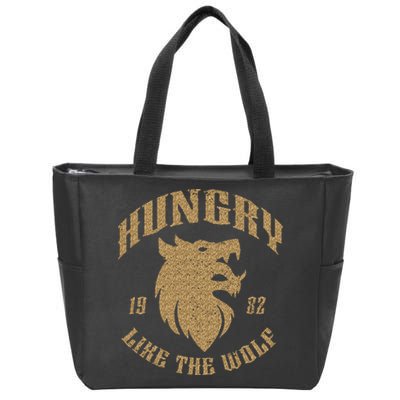 Hungry Like The Wolf Rio 80s Zip Tote Bag