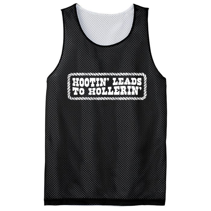 Hootin Leads To Hollerin Groovy Mesh Reversible Basketball Jersey Tank