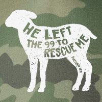 He Left The 99 To Rescue Me Matthew 1812 Lamb Christian Legacy Tie Dye Trucker Hat