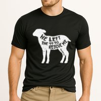 He Left The 99 To Rescue Me Matthew 1812 Lamb Christian Performance Shirt