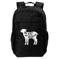 He Left The 99 To Rescue Me Matthew 1812 Lamb Christian Backpack