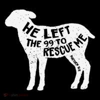 He Left The 99 To Rescue Me Matthew 1812 Lamb Christian Sustainable Bucket Hat
