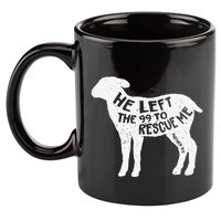 He Left The 99 To Rescue Me Matthew 1812 Lamb Christian 11oz C Handle Ceramic Mug