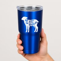 He Left The 99 To Rescue Me Matthew 1812 Lamb Christian Tumbler