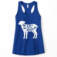 He Left The 99 To Rescue Me Matthew 1812 Lamb Christian Womens Tank Top