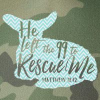 He Left The 99 To Rescue Me Green Chevron Christian Legacy Tie Dye Trucker Hat