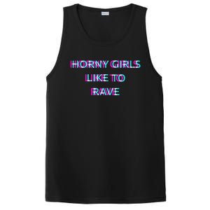 Horny Like To Rave Party Club Festival Raver PosiCharge Competitor Tank