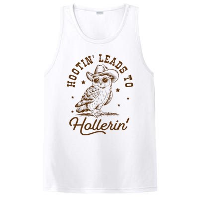 Hootin Leads To Hollerin Owl Cowboy PosiCharge Competitor Tank