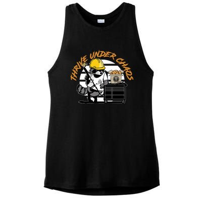 Habitual Linecrosser Thrive Under Chaos Ladies PosiCharge Tri-Blend Wicking Tank