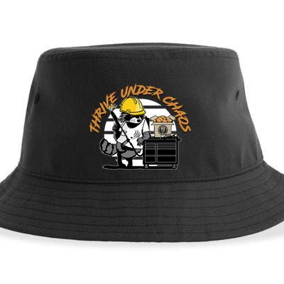 Habitual Linecrosser Thrive Under Chaos Sustainable Bucket Hat