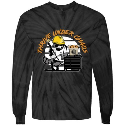 Habitual Linecrosser Thrive Under Chaos Tie-Dye Long Sleeve Shirt