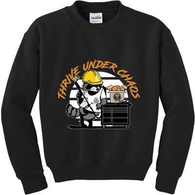 Habitual Linecrosser Thrive Under Chaos Kids Sweatshirt