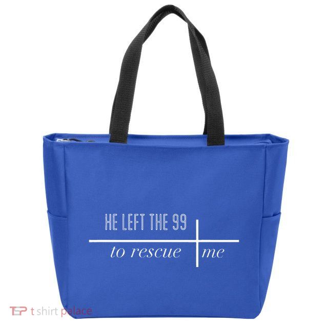 He Left The 99 To Rescue Me Zip Tote Bag
