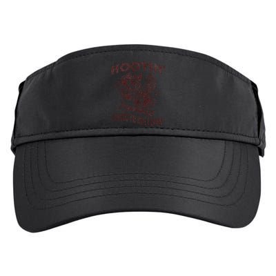 Hootin Leads To Hollerin Funny Vintage Owl Graphic Adult Drive Performance Visor