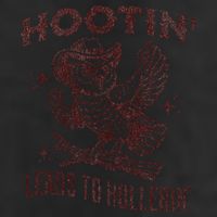 Hootin Leads To Hollerin Funny Vintage Owl Graphic Beanie