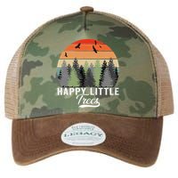 Happy Little Tree Bob Style Forests Legacy Tie Dye Trucker Hat