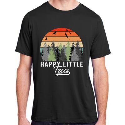 Happy Little Tree Bob Style Forests Adult ChromaSoft Performance T-Shirt