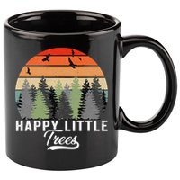 Happy Little Tree Bob Style Forests 11oz C Handle Ceramic Mug