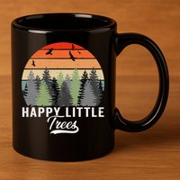 Happy Little Tree Bob Style Forests 11oz C Handle Ceramic Mug
