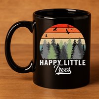 Happy Little Tree Bob Style Forests 11oz C Handle Ceramic Mug