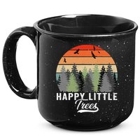 Happy Little Tree Bob Style Forests 15oz Campfire Ceramic Mug