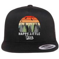 Happy Little Tree Bob Style Forests Flatbill Hat