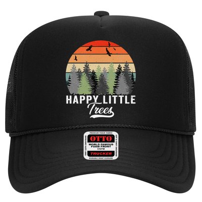 Happy Little Tree Bob Style Forests Trucker Hat