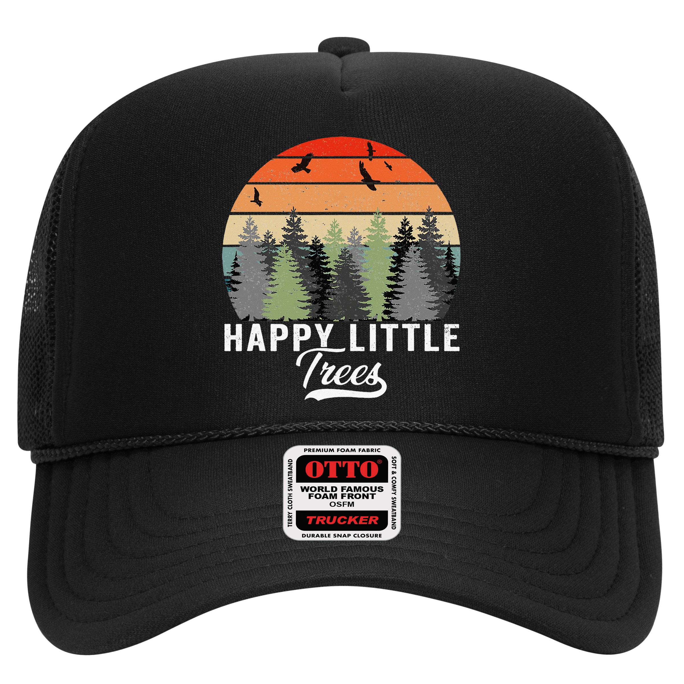Happy Little Tree Bob Style Forests Hat