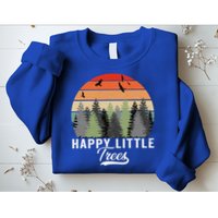 Happy Little Tree Bob Style Forests Sweatshirt