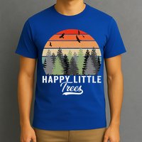 Happy Little Tree Bob Style Forests T-Shirt