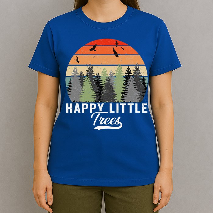 Happy Little Tree Bob Style Forests T-Shirt