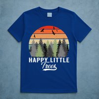 Happy Little Tree Bob Style Forests T-Shirt