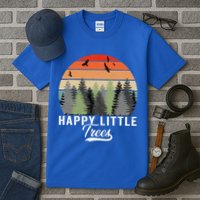 Happy Little Tree Bob Style Forests Tall T-Shirt
