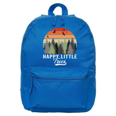 Happy Little Tree Bob Style Forests 16 in Basic Backpack