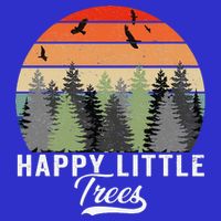 Happy Little Tree Bob Style Forests 16 in Basic Backpack